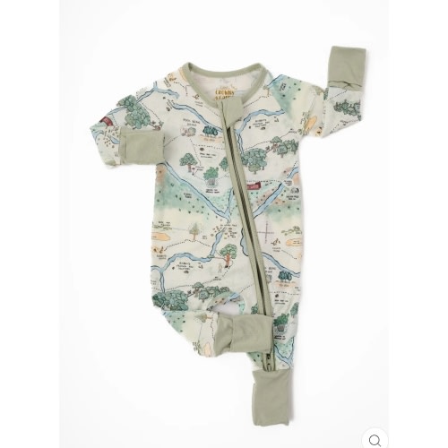 Hundred Acre Woods Bamboo Zippered Sleeper