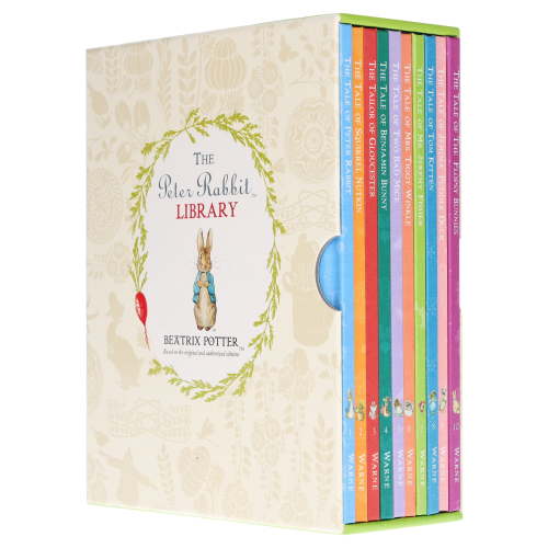 Peter Rabbit Library Coloured Jackets 10 Books Set by Beatrix Potter - Ages 5-7 -Hardback