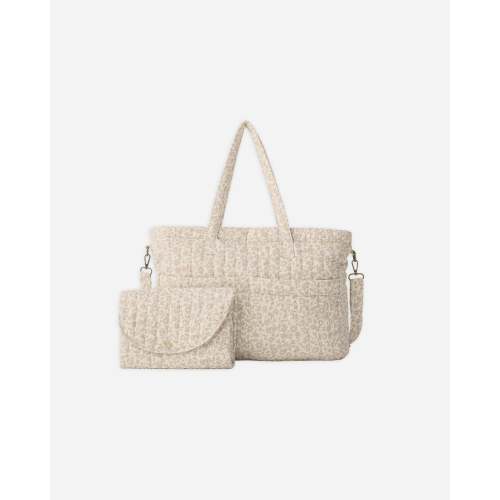 Diaper Bag + Changing Mat Wildflower Woven