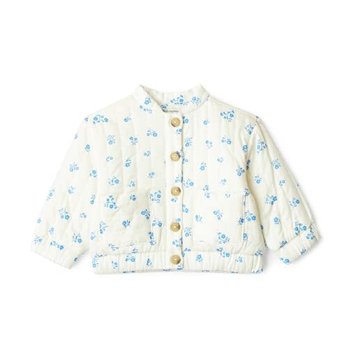 Amazon Essentials x Sofia Grainge Baby Girls' Cotton Sateen Lightweight Printed Jacket