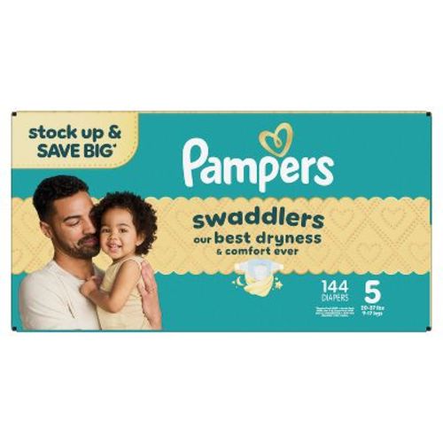 Pampers Swaddlers Sensitive Disposable Diapers - Size 5 - 144ct