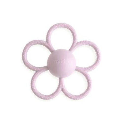 Daisy Rattle Teether Soft Lilac One Size