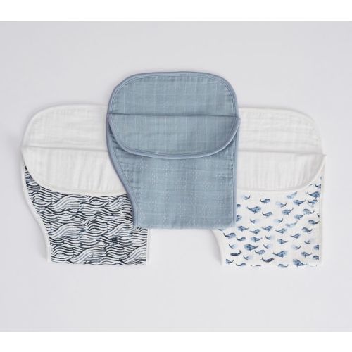 Organic Jack Muslin Burp Cloth, Set of 3