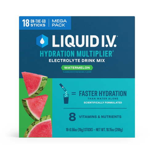 Liquid I.V.® Watermelon Hydration Multiplier® Powdered Electrolyte Drink Mix, 18 Count Packets