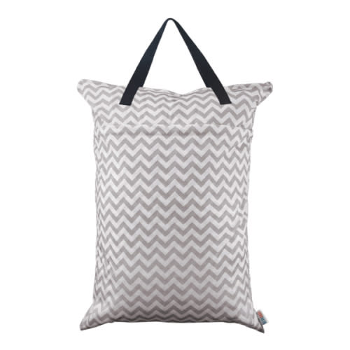 ALVABABY Diaper Wet Dry Bag with Two Zippered Pockets (L-H006A)