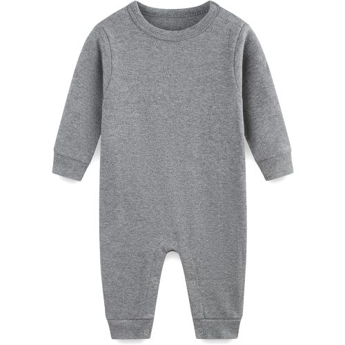 Baby Girl Boy Outfit Infant 100% Cotton Long Sleeve Newborn Romper Unisex Footless Jumpsuit