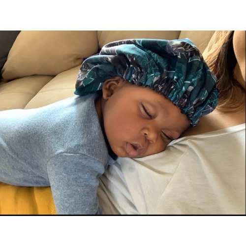 Satin Night Cap / Boy Bonnet | Adjustable Band | 20 Rare Patterns | All Sizes Available | Ships Worldwide | Perfect Gift for Boys