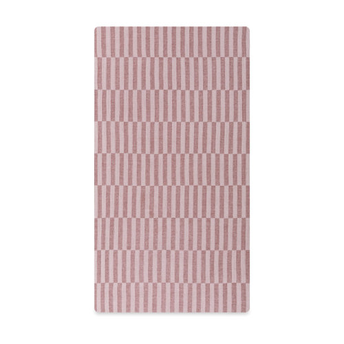 babyletto Maroon Stripe Muslin Crib Sheet | Wayfair