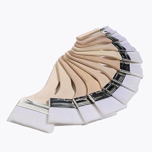 EORTA Flat Art Paint Brushes Set Assorted Size Nylon Painting Brushes