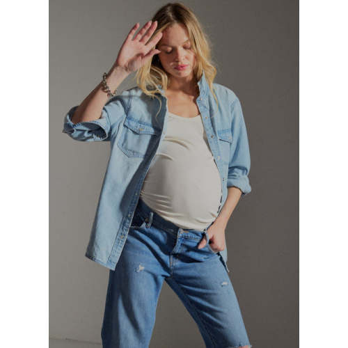 The Denim Maternity Shirt