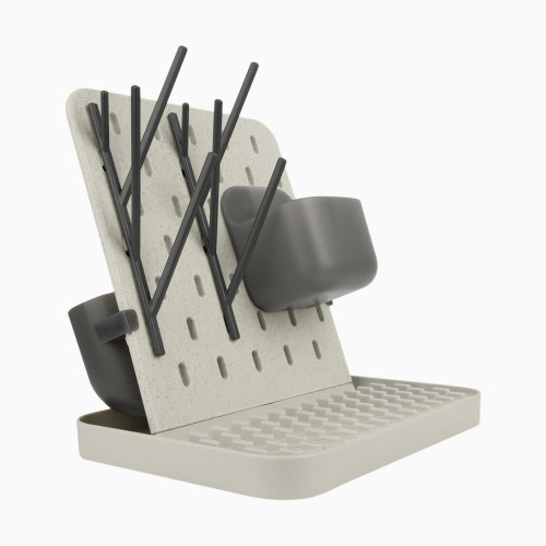 Boon Groove Customizable Countertop Drying Rack - Gray