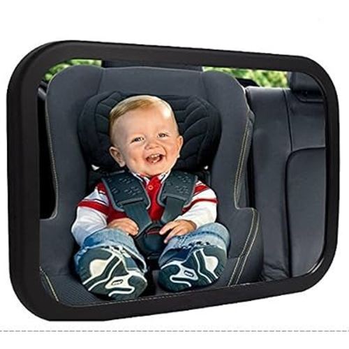 Shynerk Baby Car Mirror, Rear Facing Car Seat Mirror Safety for Infant Newborn, Baby Mirror with Wide Rearview & 360° Rotation, Shatterproof & Easy Assembled Crash Tested