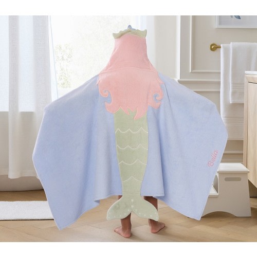 Super Soft Mermaid Kid Hooded Towel