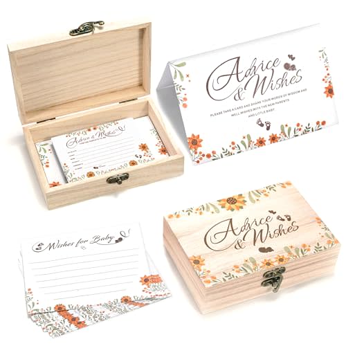 Baby Shower Advice Cards For Parents To Be, Advice For New Parents Baby Shower, Baby Shower Decorations Girl, Wishes For Baby Cards For Baby Shower Games Boy, Advice And Wishes Box, Style-A