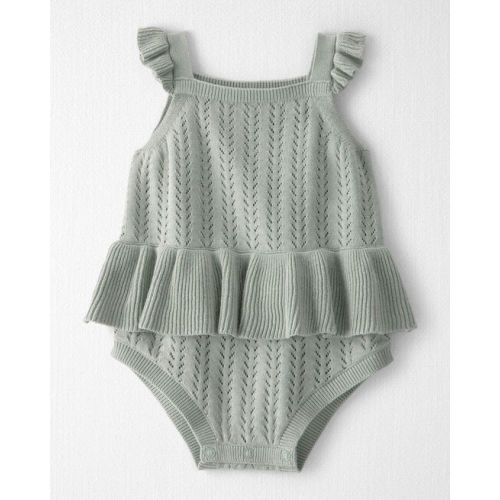 Baby Girl Organic Cotton Sweater Knit Bubble - Little Planet | Carter's