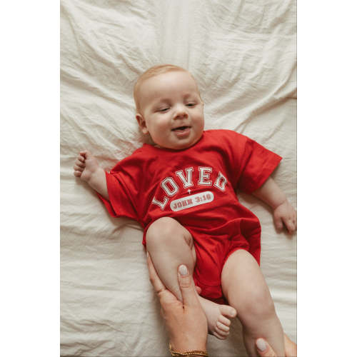 John 3:16 Loved Bubble Bodysuit – OUR HOUSE ABOVE