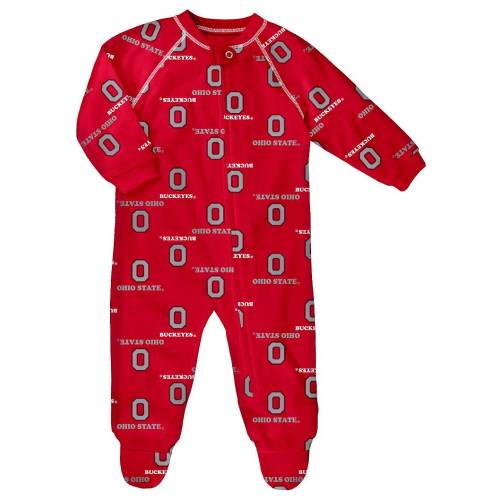 Gen2 Infant Ohio State Buckeyes University Red Newborn Raglan Zip-Up Coverall | Dick's Sporting Goods