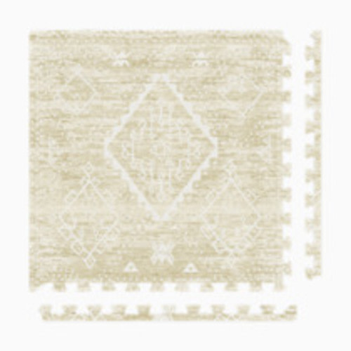 House of Noa Little Nomad Play Mat | Ula - Straw, 4X6