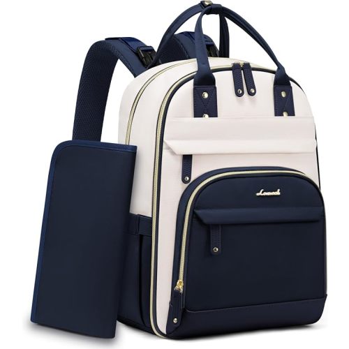 LOVEVOOK Diaper Bag Backpack with Changing Pad, Large Baby Bag for Mom Dad