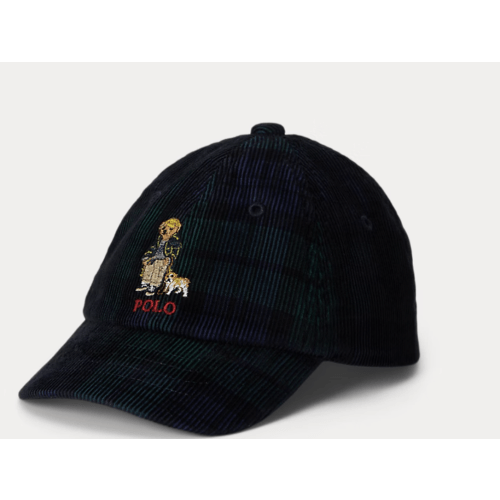 Polo Bear Corduroy Ball Cap