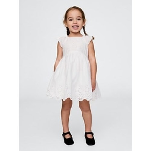 Baby & Toddler Eyelet Dress | Gap