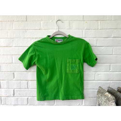 1990's XS / Children's Classic Lime Green Tee