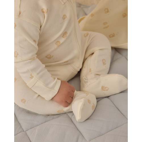 Zip Long Sleeve Sleeper Footie Chicks – Quincy Mae