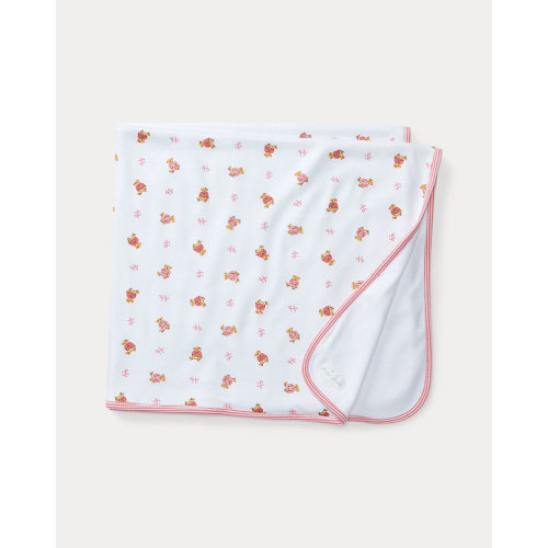 Polo Bear Cotton Reversible Blanket