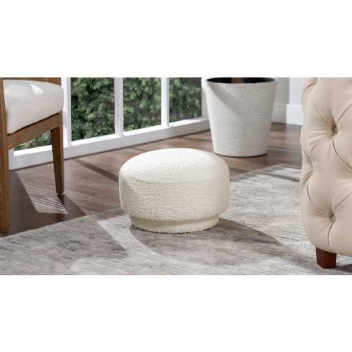 Fuji Mushroom Boucle Ottoman