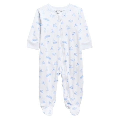 Print Pima Cotton Footie