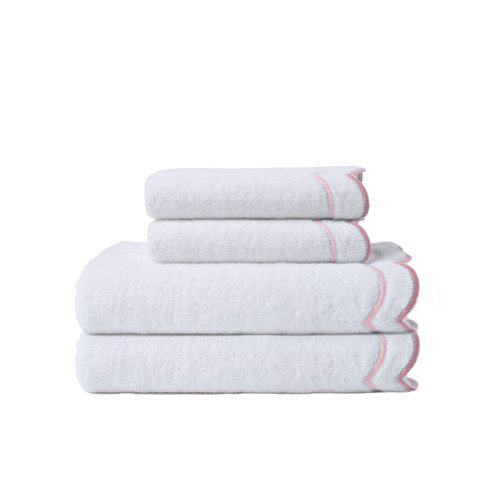 Peri Home Scallop 2 Bath + 2 Hand Towel Set & Reviews | Wayfair