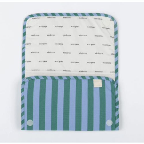 Changing Pad - Green + Sky Blue