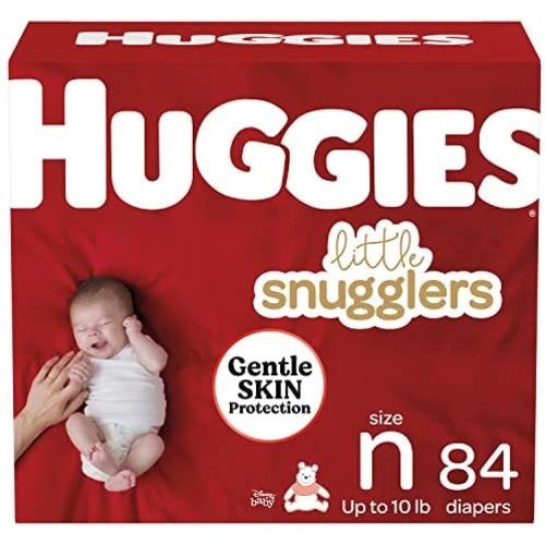 Huggies Little Snugglers Baby Diapers, Size Newborn, 84 Ct