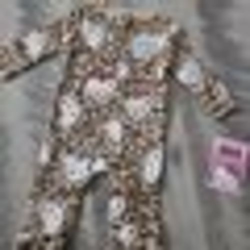 Brand Baby Girl 0-3 Months Hello Kitty Zip Up Romper
