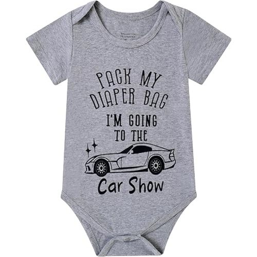 Lovefairy Baby Outfits Newborn Boys Girls Bodysuits Unisex Short Sleeve Clothes Funny Romper