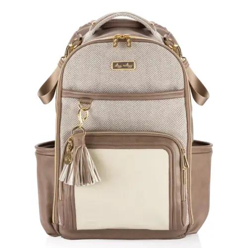Boss Plus™ Large Diaper Bag Backpack - Vanilla Latte