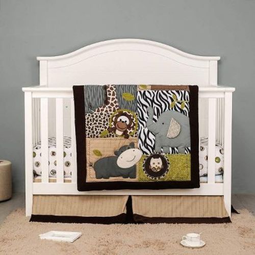 BAGOKIE Jungle Crib Bedding Sets