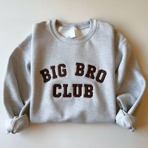 Big Bro Club Embroidered Sweatshirt