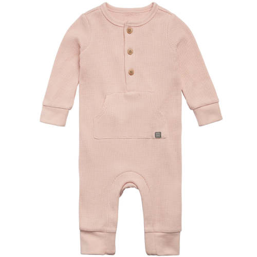 Baby Girls Pink Kangaroo Pocket Viscose Waffle Romper – Gerber Childrenswear