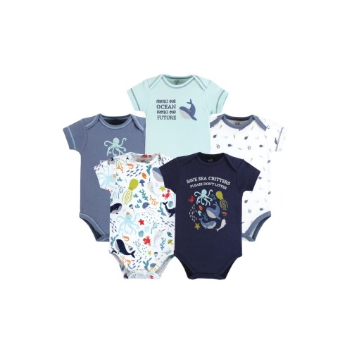 Organic Cotton Bodysuits, 12-18M