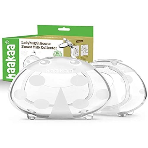Haakaa Ladybuyg Silicone Milk Collector 2 oz/75 ml, 2 pk