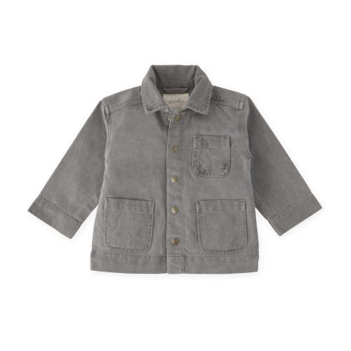 Vintage Twill Baby Chore Jacket - Charcoal