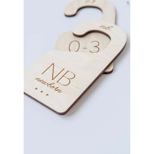 Baby Closet Dividers Wooden Clothes Size Markers for Babies - Etsy