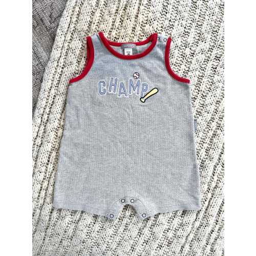 Vintage 2000s Baseball Champ Romper by Carter’s (Size 18 Months)