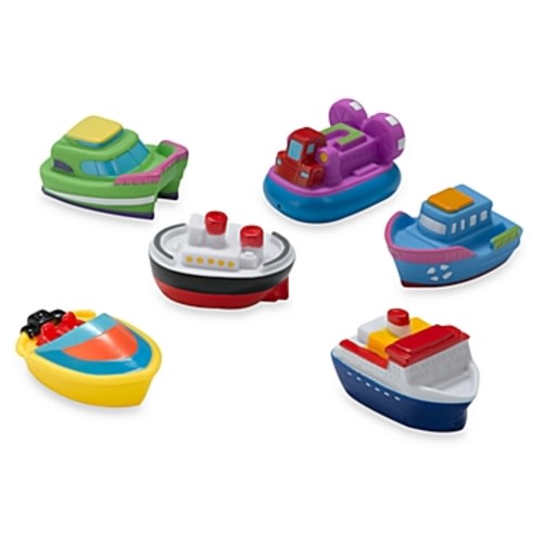 Elegant Baby® Boat Squirties Bath Set