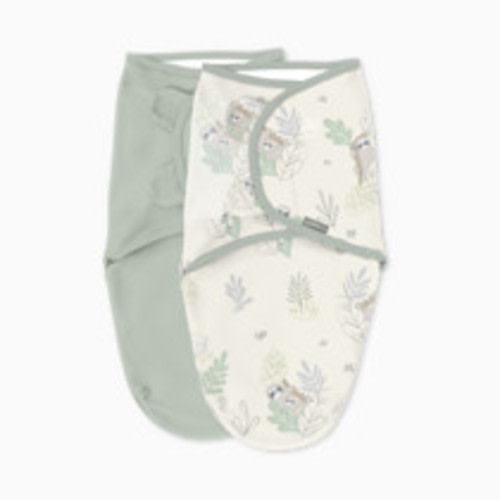 Ingenuity SwaddleMe Original Swaddle (2-Pack) - Peekaboo Sloth, 0-3 M