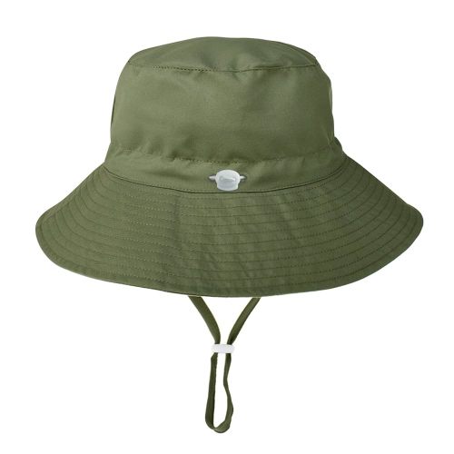 LO SHOKIM Chapeau de soleil pour bébé - UPF 50+ - Protection solaire d'été - Large bord - Chapeau de plage pour enfants