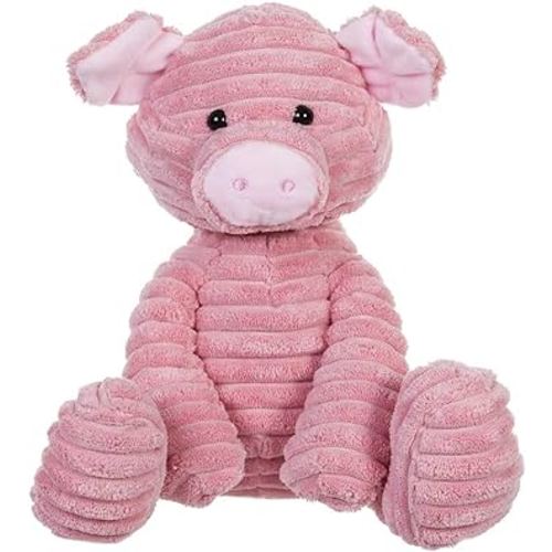 Apricot Lamb Plush Toys Corduroy Pig Stuffed Animal Soft Cuddly Perfect for Child (Corduroy Pig,9 Inches)