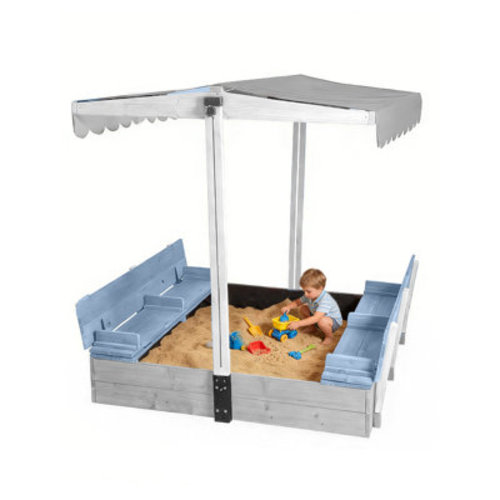 Aivituvin 47.2" x 51.9" Square Sandbox | Wayfair