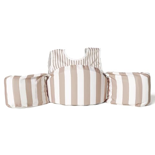 Colorblock Swim Vest, Toddler Life Jacket, Cute, Simple, Life Vest for Boys and Girls (Blue)